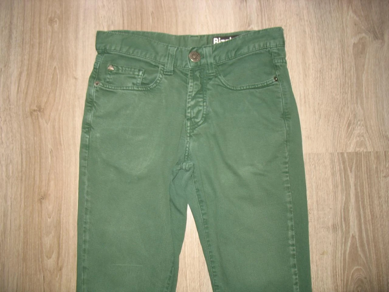 DONKER GROENE RECTE JEAN - BIZZBEE - MAAT 34 - nr.02 – photo 2